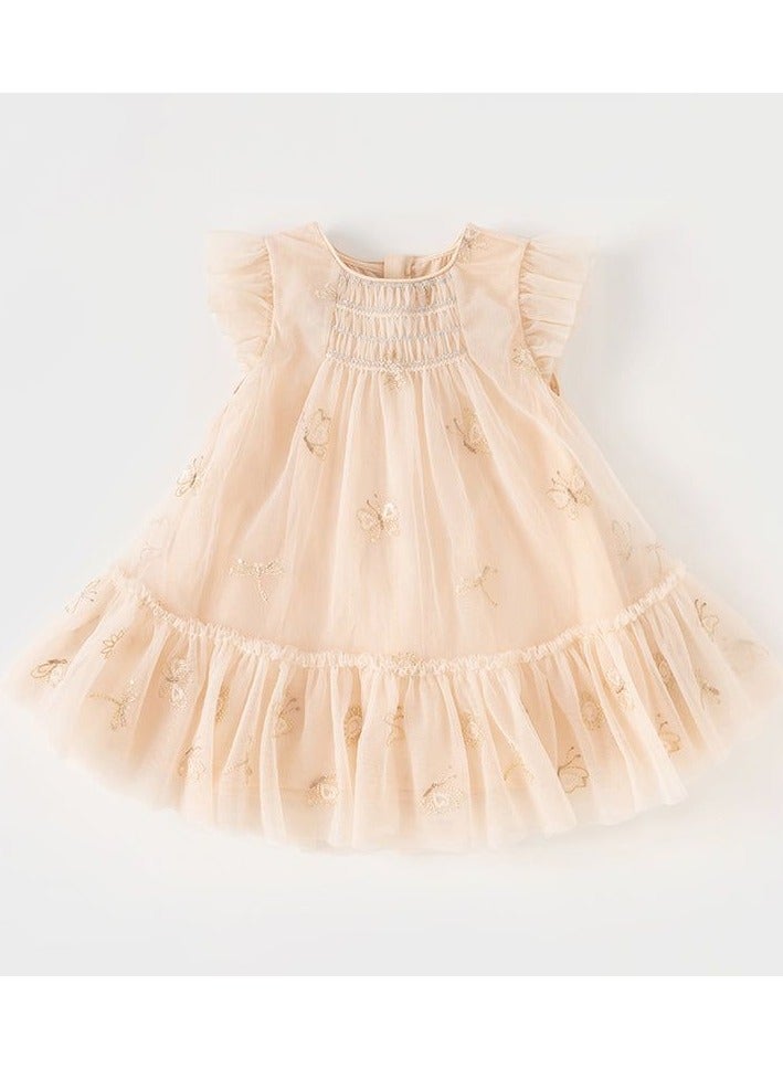 Dave & Bella Golden Dream Frill Dress - Image 1